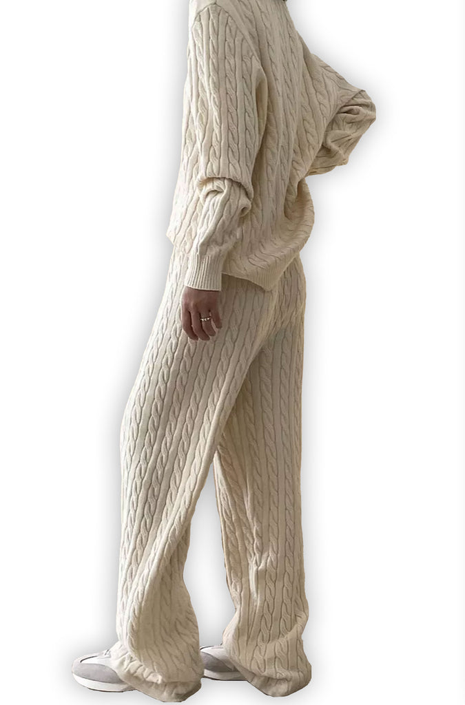 Cable Knit Sweater Set
